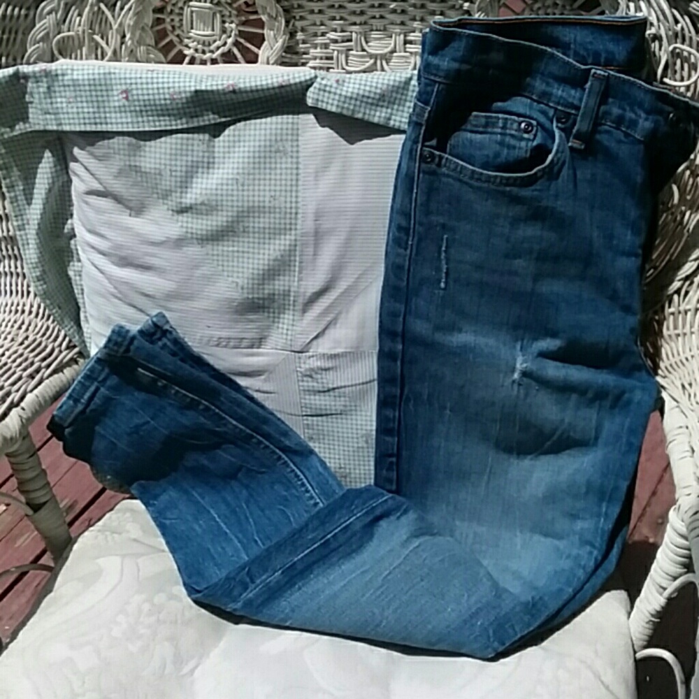 George slim straight leg jeans